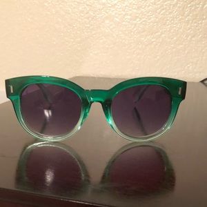 Green ombré sunglasses! Brand new!